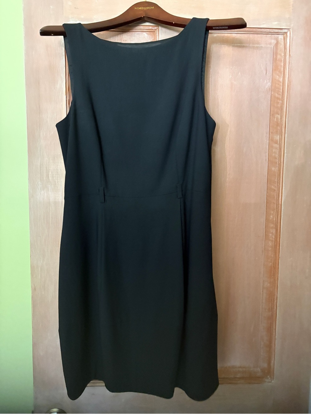 Classic Sleeveless Black Sheath Dress Theory